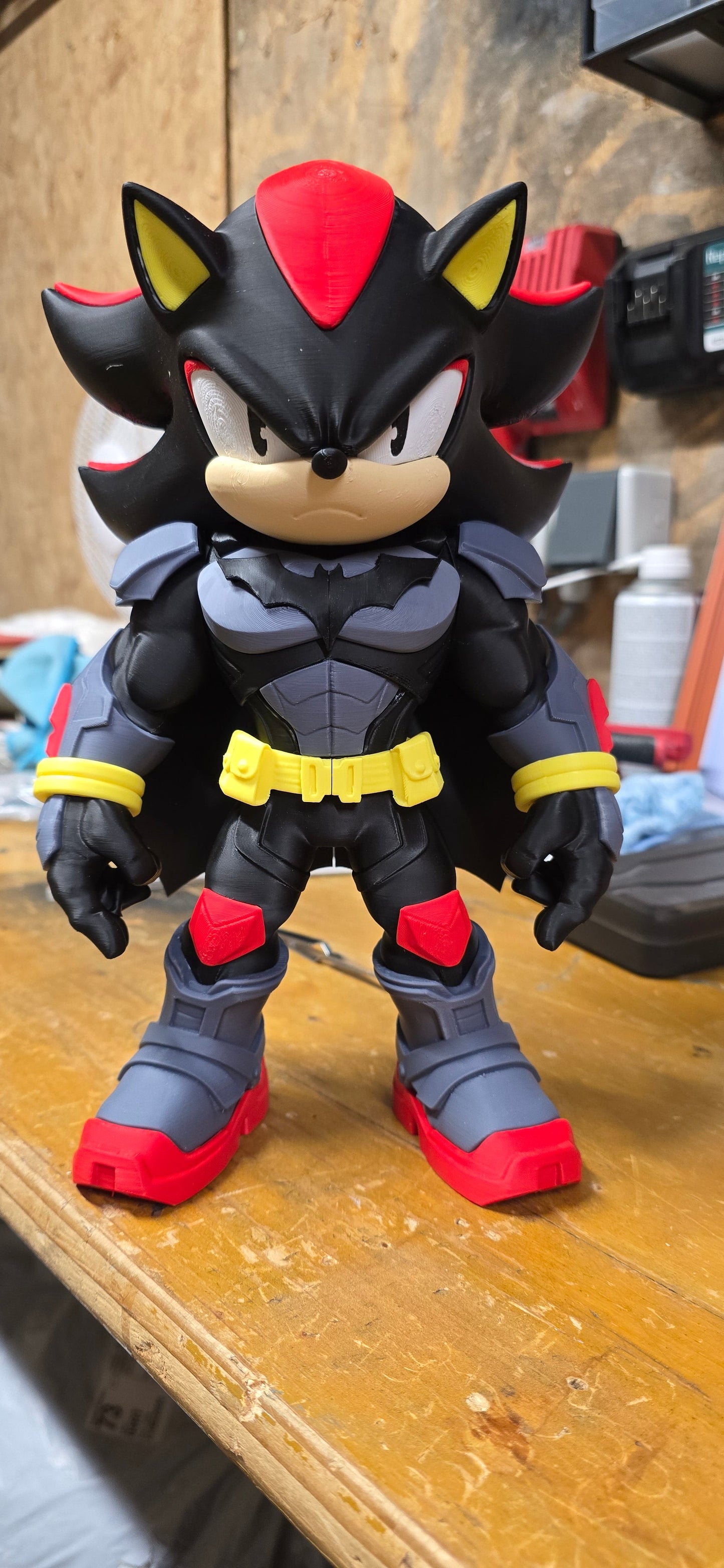 Shadow the Hedgehog x Batman Custom Figuur