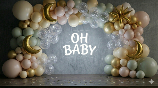 Oh baby Neon decoratie